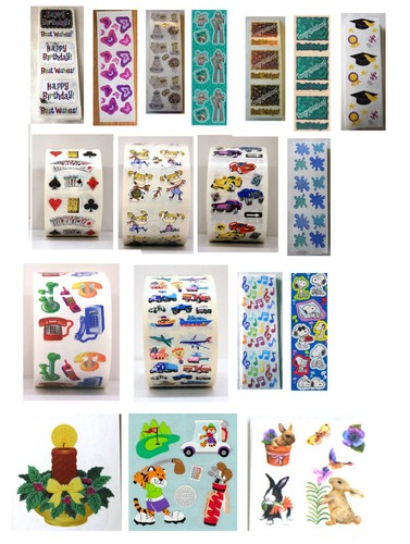 Vintage sandylion stickers - vintage,